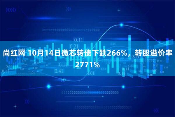 尚红网 10月14日微芯转债下跌266%，转股溢价率2771%